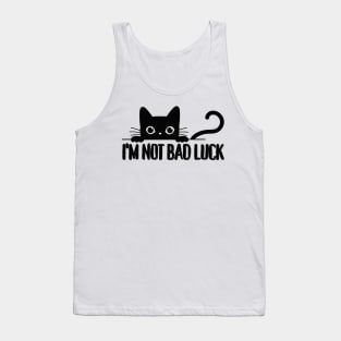 I'm Not Bad Luck Black Cats Tank Top